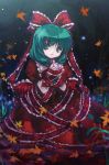  green_hair kagiyama_hina kurudaz ribbon touhou 