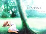  clannad closed_eyes dress feet forest girl_from_the_illusionary_world grass long_hair lying nature outside sleeping solo toes 