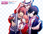  ichinose_tokiya ittoki_otoya kotobuki_reiji kurahana_chinatsu nanami_haruka red_eyes red_hair uta_no_prince-sama 