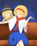  1girl akabeco black_hat blonde_hair cigarette cookie_(touhou) faceless faceless_female hat highres holding holding_cigarette jigen_(cookie) koga_(cookie) short_hair touhou witch_hat 
