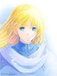  blonde_hair blue_eyes fire_emblem fire_emblem:_rekka_no_ken komugikomix long_hair looking_at_viewer lucius scarf solo 