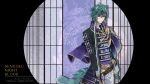  green_hair katakura_kojuro_(sengoku_night_blood) sengoku_night_blood teita yellow_eyes 