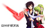  cc cleavage code_geass green_hair lelouch_lamperouge white 