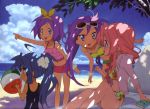  bikini hiiragi_kagami hiiragi_tsukasa izumi_konata lucky_star swimsuit takara_miyuki 