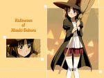  blush halloween sakura_misaki thigh-highs wagaya_no_oinari-sama witch 