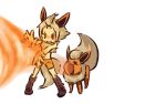  flareon gijinka hitec moemon personification pokemon tagme 