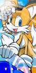  character_name gloves miles_prower multiple_tails sega smile sonic_team sonic_the_hedgehog tail tails wrench 