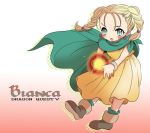  blonde_hair blush braid cape dragon_quest dragon_quest_v magic mozuya_murasaki twin_braids young 