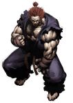  akuma capcom cozy gouki male muscle red_eyes red_hair redhead street_fighter 