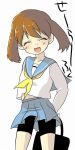  haruka_(pokemon) lowres no_bandana oomuro pokemon school_uniform simple_background solo white_background 