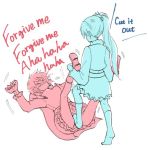  2girls anger_vein cape color_connection commentary_request english laughing long_hair multiple_girls nagasawa_(tthnhk) ponytail ruby_rose rwby tickle_torture tickling weiss_schnee 