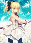 blonde_hair fate/extra long_hair saber_lily warrior 