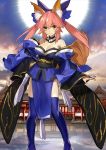  1girl artist_request brown_eyes fate/extra fate_(series) long_hair pink_hair solo tamamo_(fate)_(all) tamamo_no_mae_(fate) 