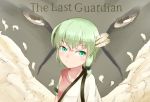  1girl green_eyes green_hair kuroda_kuwa tagme the_last_guardian 