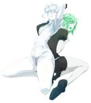  androgynous antarcticite back-to-back full_body gloves houseki_no_kuni phosphophyllite short_hair short_sleeves shorts white_skin 