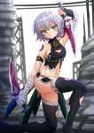  1girl assassin_of_black fate/apocrypha fate_(series) highres kazenokaze looking_at_viewer short_hair solo 