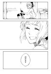  1girl comic greyscale highres kantai_collection kofunami_nana kubo_taito_(style) machinery monochrome translation_request yuubari_(kantai_collection) 