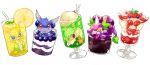  cup dragon drink drinking_glass drinking_straw food fruit gen_(gen_m_gen) ice ice_cube lemon no_humans puzzle_&amp;_dragons 