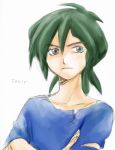  green_eyes green_hair male princess_tutu sketch 