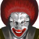  aphex_twin creepy evil_grin evil_smile grin kai_(artist) kai_(ouf) male mcdonald&#039;s mcdonald's mcdonalds parody red_hair redhead ronald_mcdonald smile 