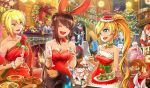  aisha_(elsword) animal_ears ara_han asymmetrical_clothes belt black_hair black_legwear blonde_hair blue_eyes blue_hair boots bow bowtie breasts bunnysuit character_request christmas_tree cleavage closed_eyes collarbone dragon dress elesis_(elsword) elsword facial_mark fake_animal_ears green_ribbon hair_ornament hair_ribbon hairband hand_on_hip hat head_tilt helmet high_ponytail knee_boots leotard long_hair looking_at_viewer looking_back medium_breasts mermaid midriff mini_hat miniskirt monster_girl multiple_girls navel open_mouth pantyhose pointy_ears purple_hair rabbit_ears red red_bow red_bowtie red_dress red_eyes red_hairband red_hat red_leotard redhead reindeer ribbon riding santa_costume santa_hat servati silver_hair skirt sleeveless sleeveless_dress smile snowman stomach strapless strapless_dress strapless_leotard white_boots yellow_eyes 