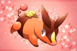  artist_request brown_eyes no_humans pixiv pokemon pokemon_(creature) pokemon_(game) smile solo tepig 