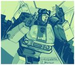  1boy 80s autobot camera cellphone cellphone_camera insignia jazz_(transformers) machine machinery mecha no_humans oden_(dofuko) oldschool personification phone robot self_shot smile solo taking_picture transformers 