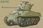  earasensha ground_vehicle gun m4_sherman machine_gun military military_vehicle motor_vehicle original tank weapon 
