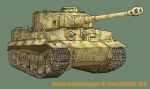  earasensha ground_vehicle military military_vehicle motor_vehicle original tank tiger_i 