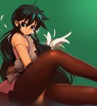  green_eyes green_hair ichimatsu_akebi jasmine_(deltora_quest) long_hair pantyhose 