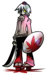  contemporary inubashiri_momiji ninomae shield sword touhou weapon 