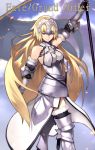  blonde_hair fate/grand_order jeanne_of_arc long_hair ruler_(fate/apocrypha) warrior yellow_eyes 