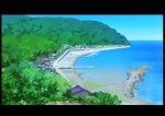  blue_sky boat city commentary_request day forest harbor highres hirota_(masasiv3) mountain nature no_humans ocean outdoors pier scenery shore sky watercraft 