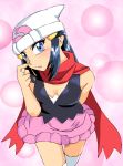  1girl beanie hat hikari_(pokemon) onnaski pokemon pokemon_(game) pokemon_dppt solo 