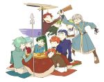  aqua_hair armor blue_eyes blue_hair brother_and_sister brown_hair cape eirika ephraim fire_emblem fire_emblem:_fuuin_no_tsurugi fire_emblem:_mystery_of_the_emblem fire_emblem:_seima_no_kouseki fire_emblem_heroes gloves green_eyes green_hair hector_(fire_emblem) innes long_hair lyndis_(fire_emblem) multiple_boys noki_(affabile) polearm redhead roy_(fire_emblem) seth_(street_fighter) short_hair siblings smile weapon 