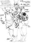  abubu alpaca animal_ears book boots english fantasy glasses gun monochrome nounanka riding translation_request weapon 