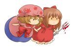  blood chibi doll fork hourai hourai_doll shanghai shanghai_doll tairi touhou 