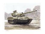  artist_signature caterpillar_tracks dated ground_vehicle gun horikou machine_gun military military_vehicle motor_vehicle no_humans original soviet_union t-72 tank traditional_media watercolor_(medium) weapon 