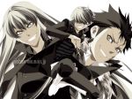  belphegor_(reborn) hair_over_eyes katekyo_hitman_reborn long_hair lowres male_focus misteor multiple_boys shirt short_hair smile striped striped_shirt superbi_squalo tiara xanxus 