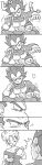  ... 1girl 2boys armor baby black_eyes black_hair blush closed_eyes cup dragon_ball dragonball_z dress drop earrings father_and_son gloves grandmother_and_grandson greyscale happy hat highres jewelry looking_at_another looking_away monochrome mrs._briefs multiple_boys open_mouth petting ribbon saucer short_hair simple_background sleeping speech_bubble sweatdrop teacup teapot tkgsize trunks_(dragon_ball) vegeta white_background zzz 