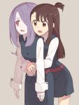  2girls hug hug_from_behind kagari_atsuko little_witch_academia multiple_girls sou_(tuhut) sucy_manbavaran 