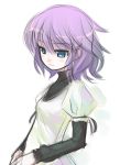  okaka original purple_hair short_hair sketch 