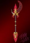  absurdres dark_eye(weapon) highres original red_weapon self_upload twin_edge weapon 