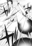  comic danmaku energy_ball greyscale highres kakao_(noise-111) monochrome no_humans page_number touhou translation_request 