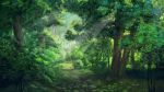  arsenixc bush commentary day everlasting_summer forest grass highres nature no_humans outdoors path plant road scenery sunlight tree 