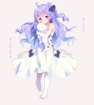  horn long_hair purple_eyes unicorn_(azur_lane) violet_hair 