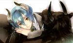  blue_hair kanakubo_homare kazuaki starry_sky_(game) yellow_eyes 