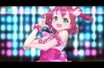  green_eyes kurosawa_ruby love_live! love_live!_sunshine!! pink_hair short_hair smile 