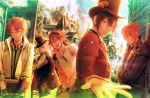  abraham_van_helsing ars&egrave;ne_lupin brown_hair code:_realize impey_barbicane miko_(artist) saint-germain victor_frankenstein_(code:_realize) yellow_eyes 