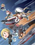  &gt;:d &gt;:o 6+girls :d :o afloat animal_ears binoculars black_legwear brown_hair capelet character_request chibi crossover dog_ears dog_tail dual_wielding erica_hartmann fairy_(kantai_collection) flight_deck flying from_above garrison_cap gertrud_barkhorn graf_zeppelin_(kantai_collection) gun hat heavy_machine_gun holding iron_cross kantai_collection kneeling light_brown_hair long_hair looking_up machine_gun machinery military military_uniform minigirl minna-dietlinde_wilcke multiple_girls necktie ocean open_mouth pantyhose peaked_cap short_hair silver_hair size_difference sketch smile steed_(steed_enterprise) strike_witches striker_unit tail turret twintails uniform violet_eyes waltrud_krupinski weapon wind world_witches_series 